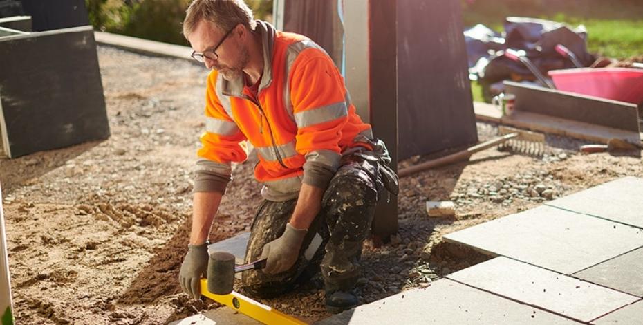 man on work site 